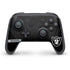 NFL Las Vegas Raiders Black Performance Series Nintendo Skins