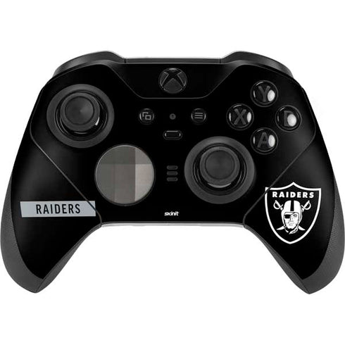 NFL Las Vegas Raiders Black Performance Series Xbox Elite Wireless Controller Series 2 Skin