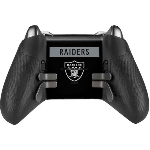 NFL Las Vegas Raiders Black Performance Series Xbox Elite Wireless Controller Series 2 Skin