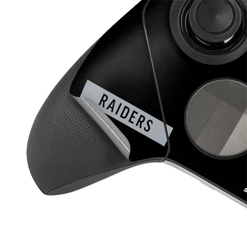 NFL Las Vegas Raiders Black Performance Series Xbox Elite Wireless Controller Series 2 Skin