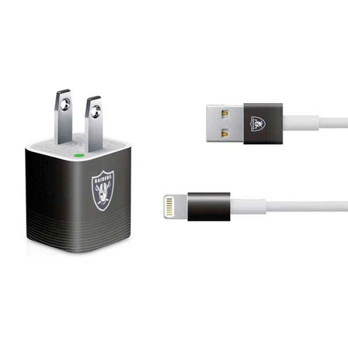 NFL Las Vegas Raiders Breakaway iPhone Charger (5W USB) Skin