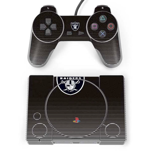 NFL Las Vegas Raiders Breakaway PlayStation Classic Bundle Skin