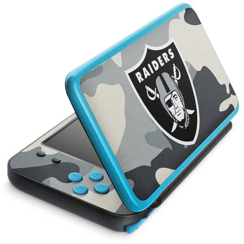 NFL Las Vegas Raiders Camo Nintendo 2DS XL (2017) Skin