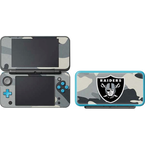 NFL Las Vegas Raiders Camo Nintendo 2DS XL (2017) Skin