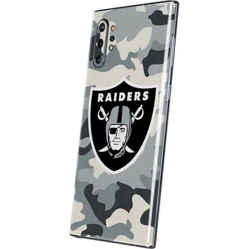 NFL Las Vegas Raiders Camo Galaxy Note 10 Plus Skin