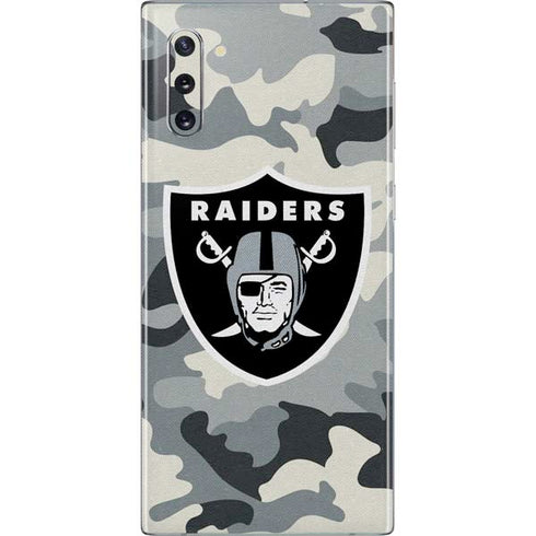NFL Las Vegas Raiders Camo Galaxy Note 10 Skin
