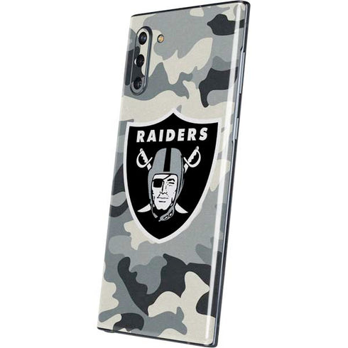 NFL Las Vegas Raiders Camo Galaxy Note 10 Skin