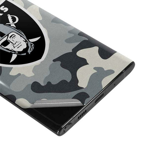 NFL Las Vegas Raiders Camo Galaxy Note 10 Skin