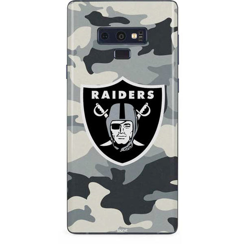 NFL Las Vegas Raiders Camo Galaxy Note 9 Skin