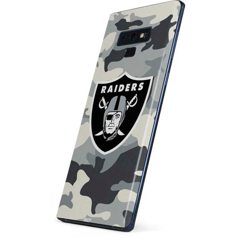 NFL Las Vegas Raiders Camo Galaxy Note 9 Skin