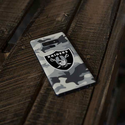 NFL Las Vegas Raiders Camo Galaxy Note 9 Skin