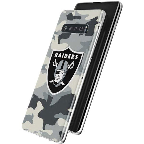 NFL Las Vegas Raiders Camo Galaxy S10 Plus Skin