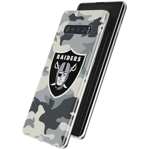 NFL Las Vegas Raiders Camo Galaxy S10 Skin