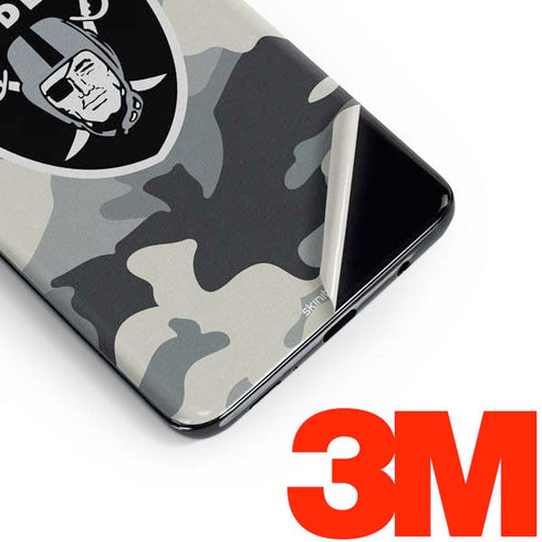 NFL Las Vegas Raiders Camo Galaxy S10 Skin