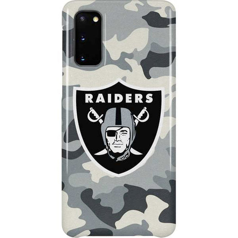 NFL Las Vegas Raiders Camo Galaxy S20 Lite Case