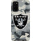 NFL Las Vegas Raiders Camo Galaxy S20 Pro Case