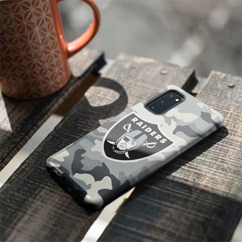 NFL Las Vegas Raiders Camo Galaxy S20 Pro Case