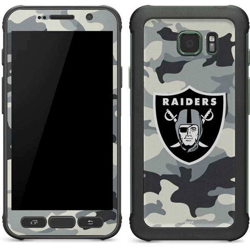 NFL Las Vegas Raiders Camo Galaxy S7 Active Skin