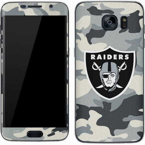 NFL Las Vegas Raiders Camo Galaxy S7 Skin