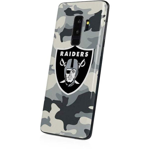 NFL Las Vegas Raiders Camo Galaxy S9 Plus Skin