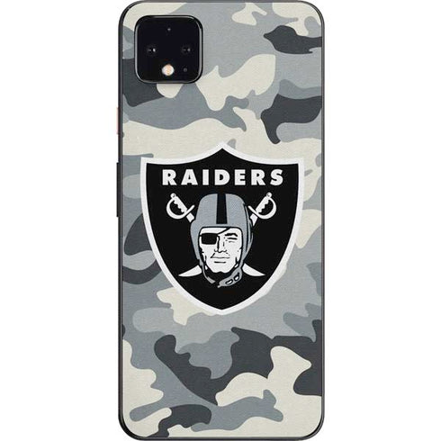 NFL Las Vegas Raiders Camo Google Pixel 4 XL Skin