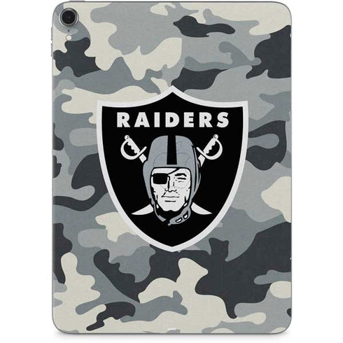NFL Las Vegas Raiders Camo Apple iPad Pro Skin