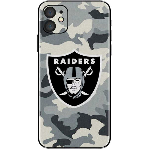NFL Las Vegas Raiders Camo iPhone 11 Skin
