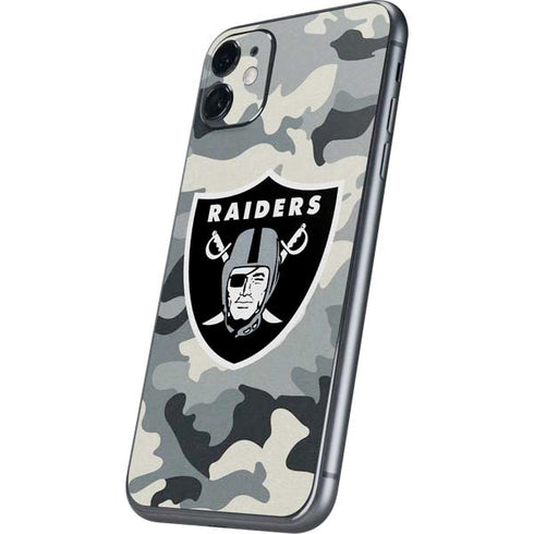 NFL Las Vegas Raiders Camo iPhone 11 Skin