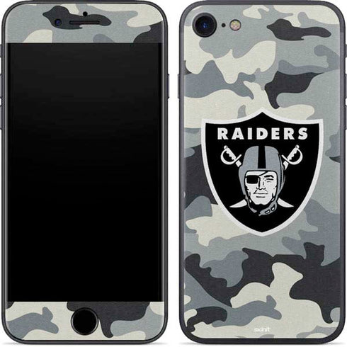 NFL Las Vegas Raiders Camo iPhone 7 Skin