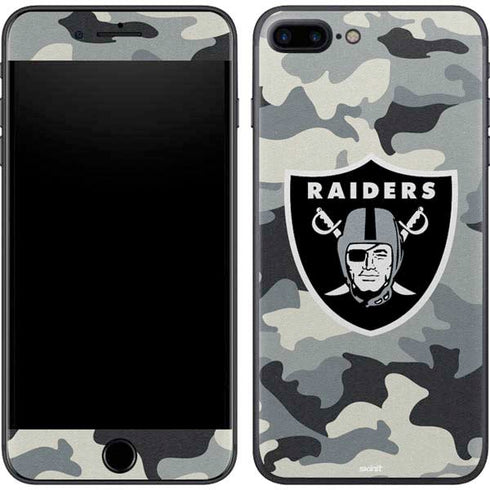 NFL Las Vegas Raiders Camo iPhone 8 Plus Skin