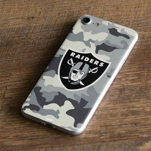 NFL Las Vegas Raiders Camo iPhone 8 Skin