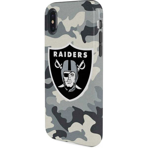 NFL Las Vegas Raiders Camo iPhone X Pro Case