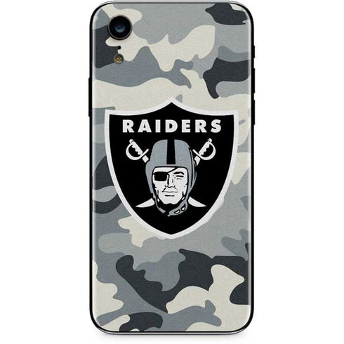 NFL Las Vegas Raiders Camo iPhone XR Skin