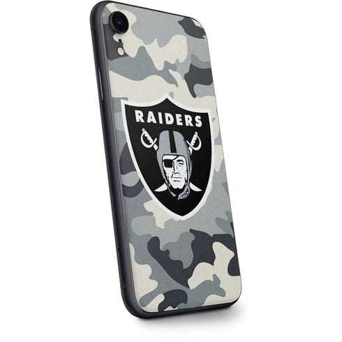 NFL Las Vegas Raiders Camo iPhone XR Skin