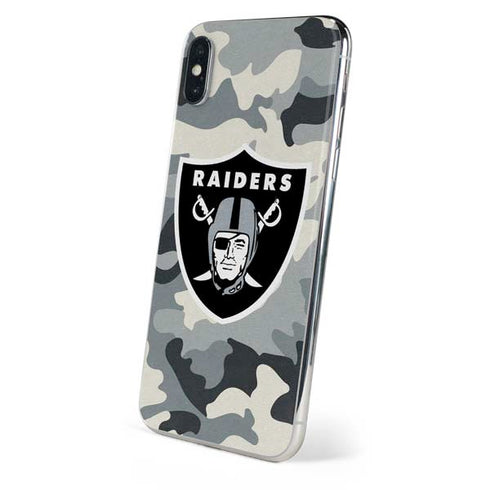 NFL Las Vegas Raiders Camo iPhone XS Max Skin