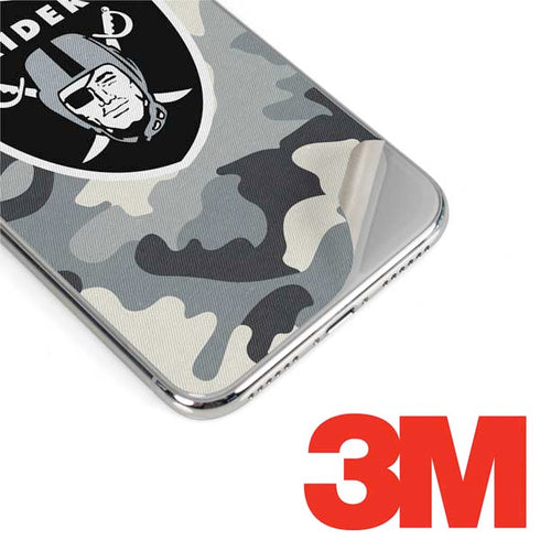 NFL Las Vegas Raiders Camo iPhone XS Max Skin