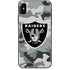 NFL Las Vegas Raiders Camo iPhone XS Skin