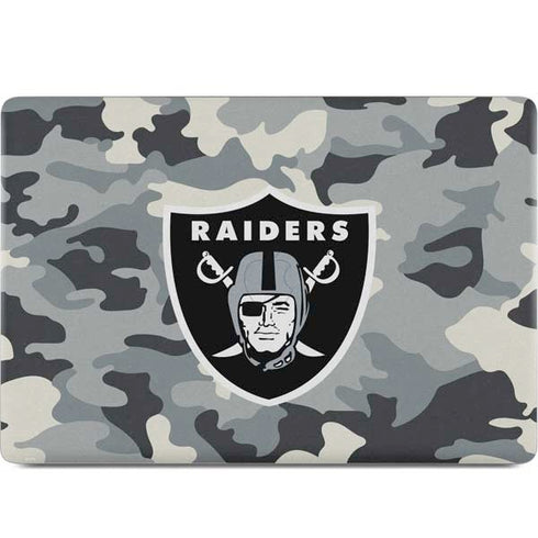 NFL Las Vegas Raiders Camo MacBook Skins