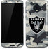 NFL Las Vegas Raiders Camo Moto G6 Skin