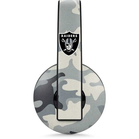 NFL Las Vegas Raiders Camo PlayStation 4 Gold Wireless Headset Skin