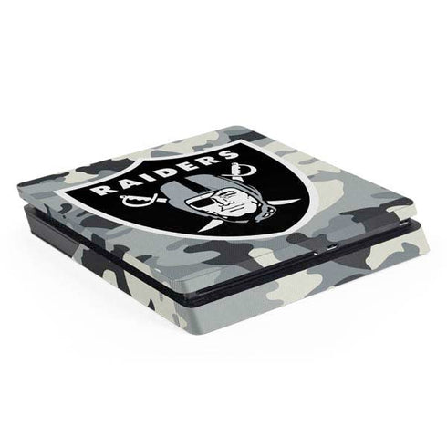 NFL Las Vegas Raiders Camo PS4 Slim Skin