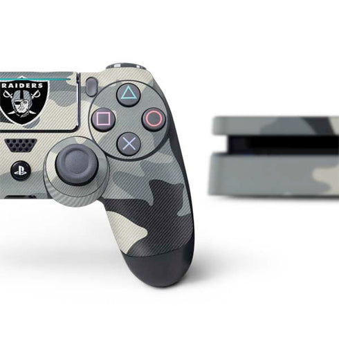NFL Las Vegas Raiders Camo PS4 Slim Bundle Skin