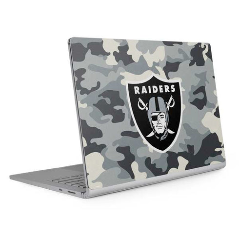 NFL Las Vegas Raiders Camo Surface Book 2 15in Skin