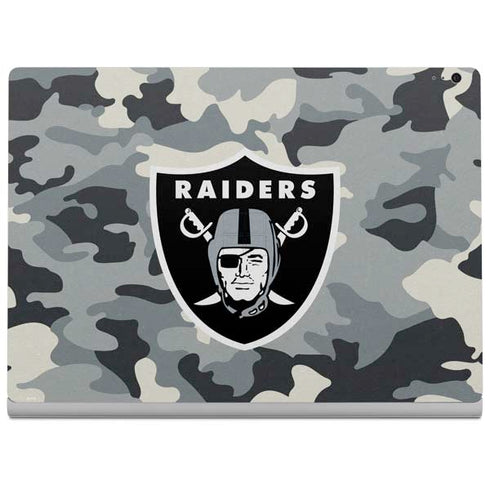 NFL Las Vegas Raiders Camo Surface Book 2 15in Skin