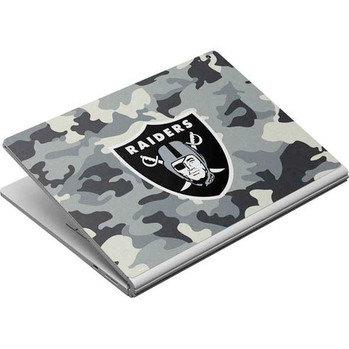 NFL Las Vegas Raiders Camo Surface Book Skin