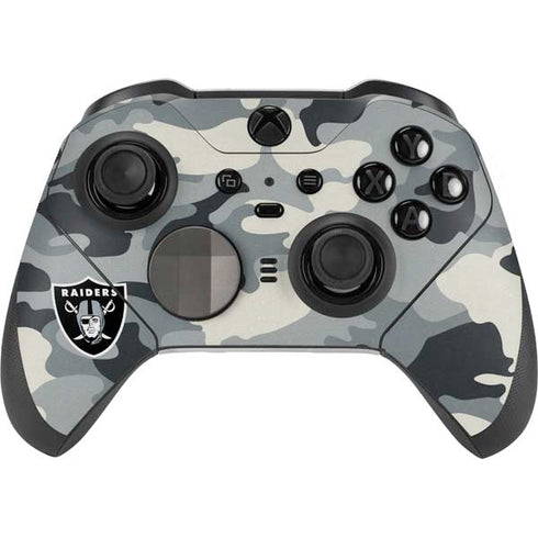 NFL Las Vegas Raiders Camo Xbox Elite Wireless Controller Series 2 Skin