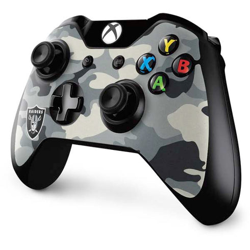 NFL Las Vegas Raiders Camo Xbox One Controller Skin