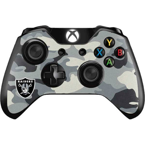 NFL Las Vegas Raiders Camo Xbox One Controller Skin