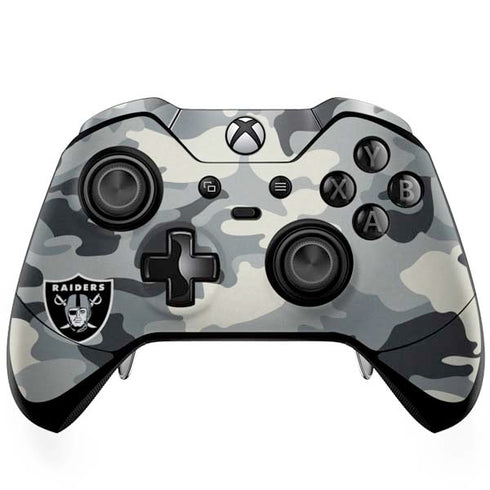 NFL Las Vegas Raiders Camo Xbox One Elite Controller Skin