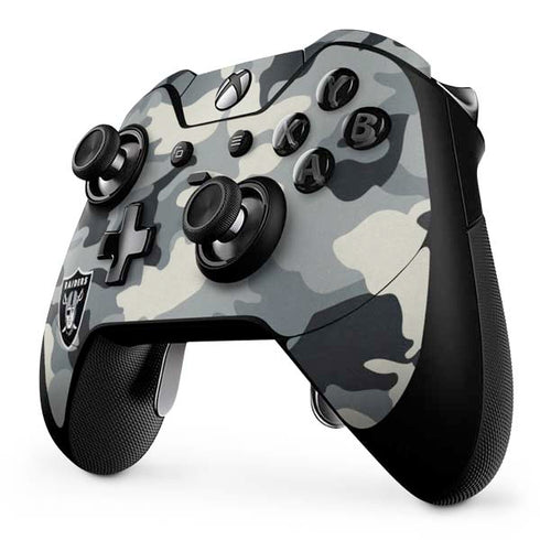 NFL Las Vegas Raiders Camo Xbox One Elite Controller Skin